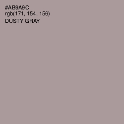 #AB9A9C - Dusty Gray Color Image